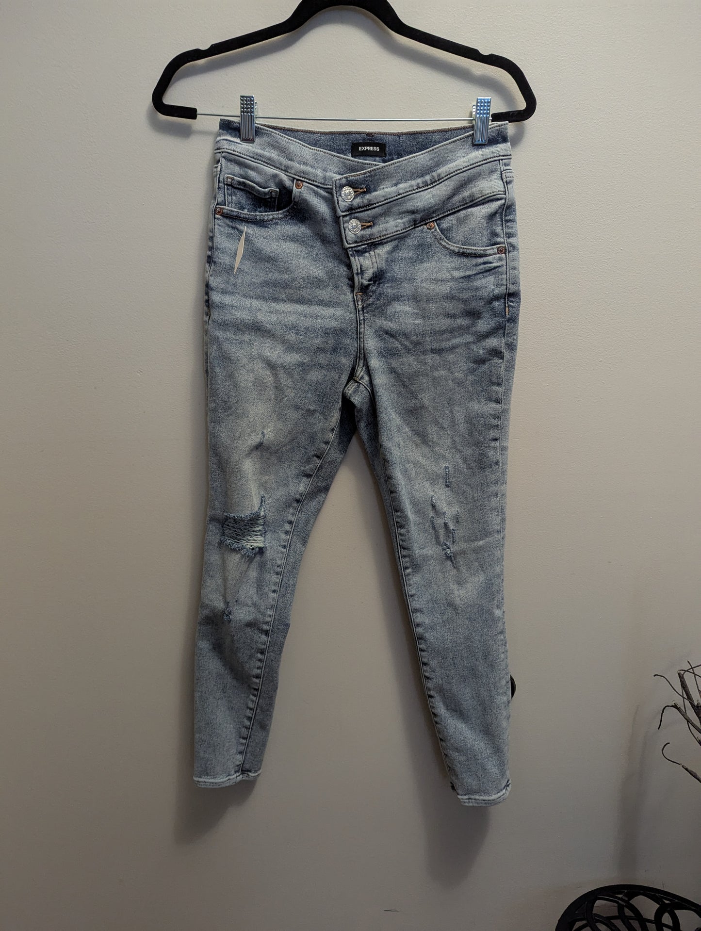 Express denim skinny jeans 4R #5