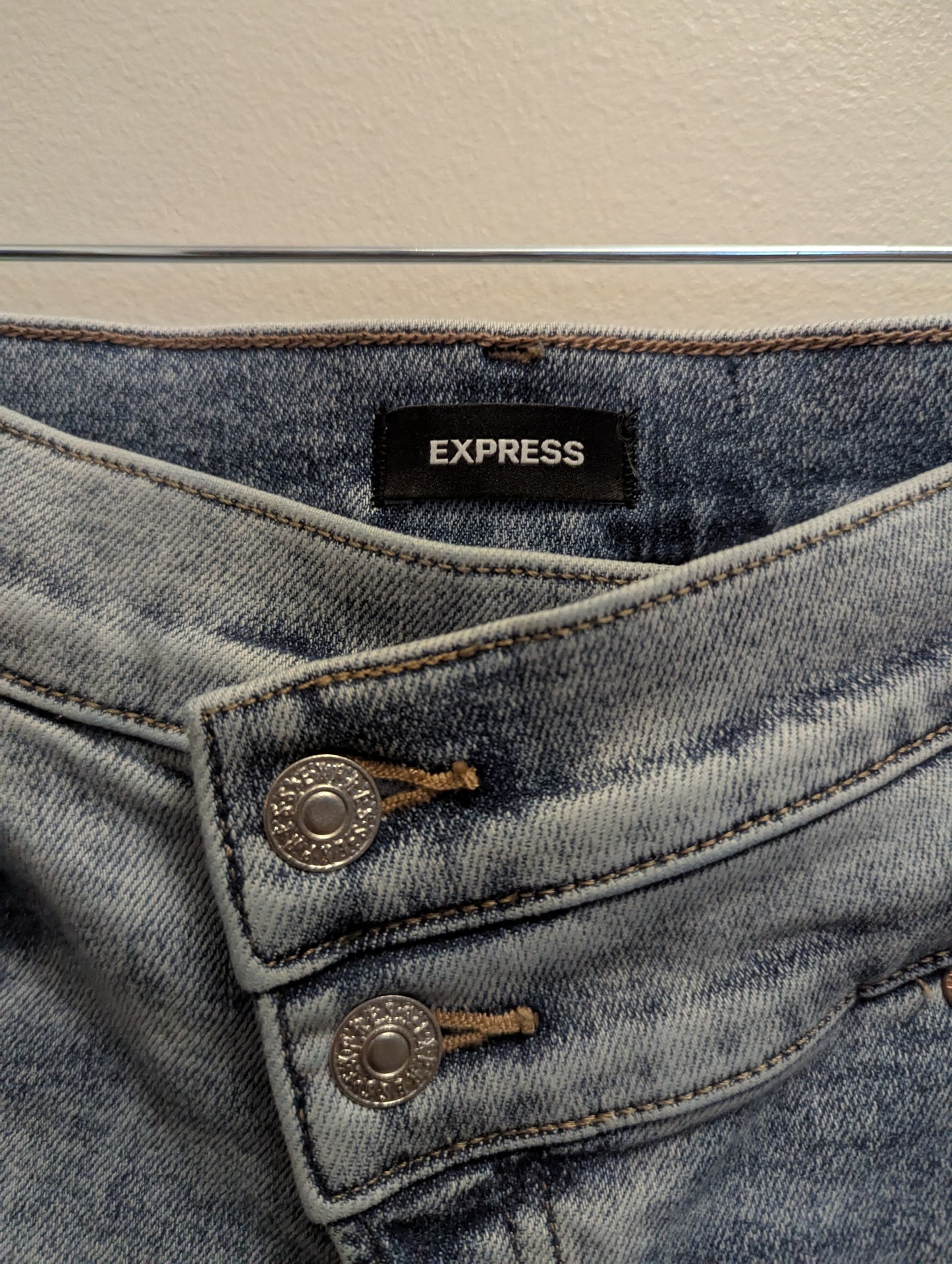 Express denim skinny jeans 4R #5