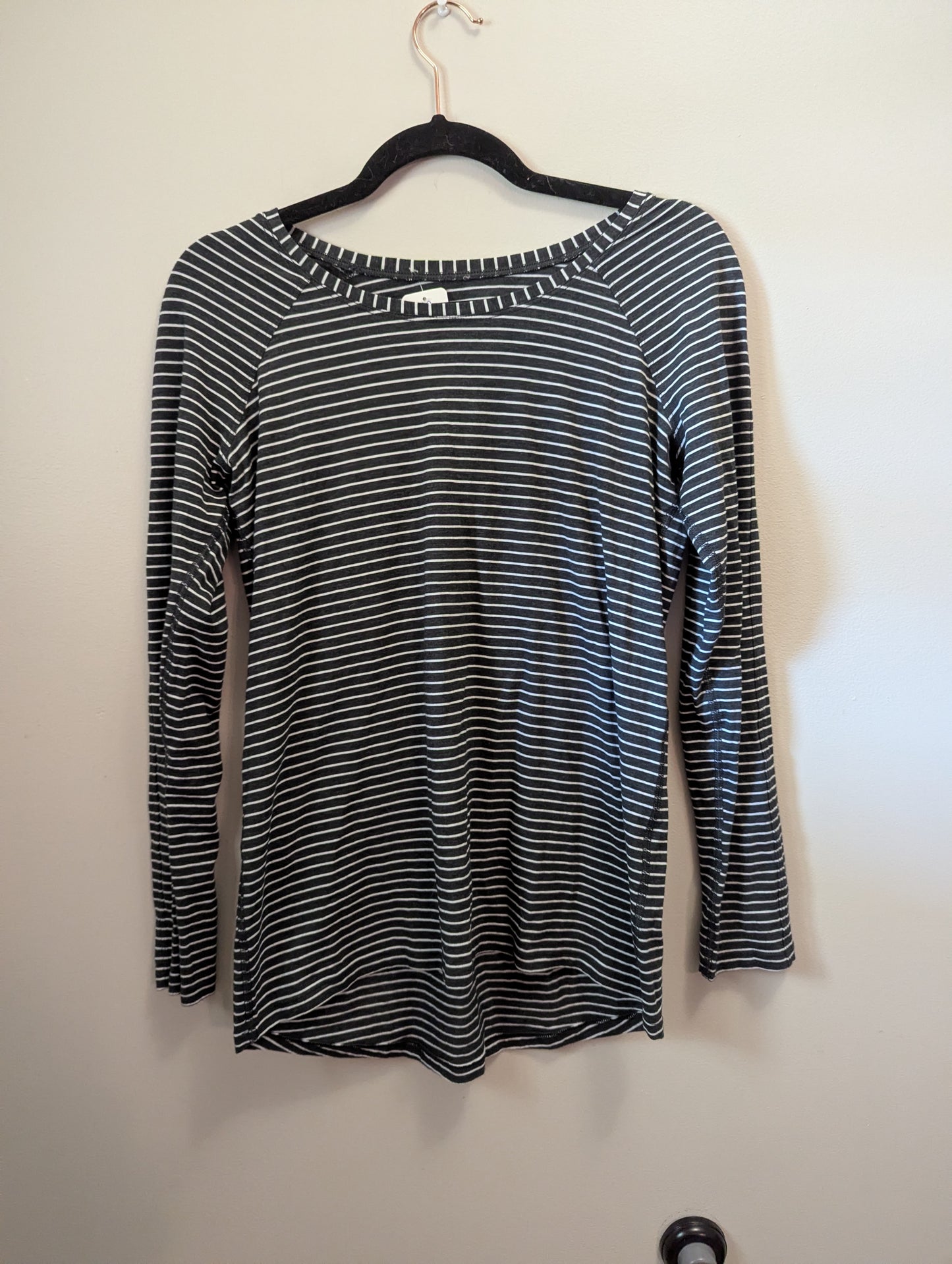 Lululemon, Striped Black and White Women's Top. Sz S