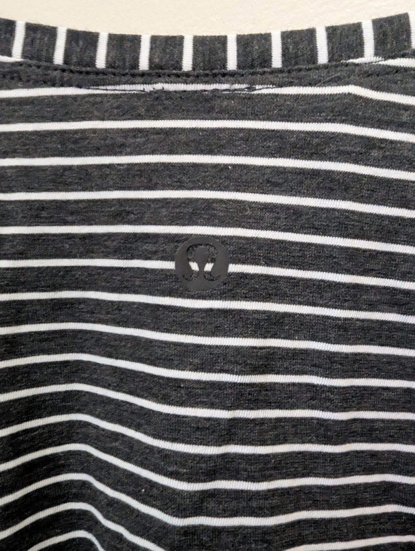 Lululemon, Striped Black and White Women's Top. Sz S