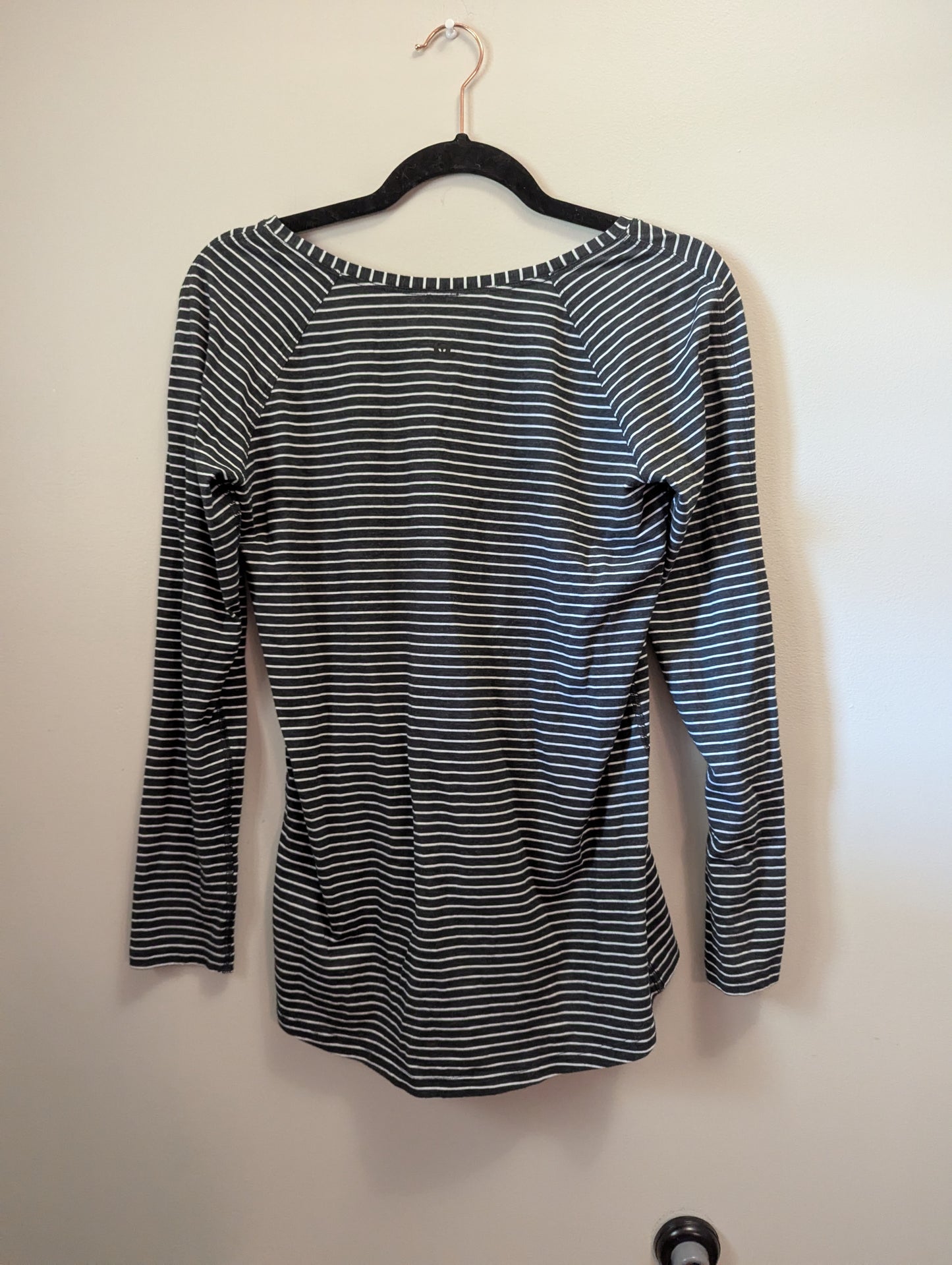 Lululemon, Striped Black and White Women's Top. Sz S