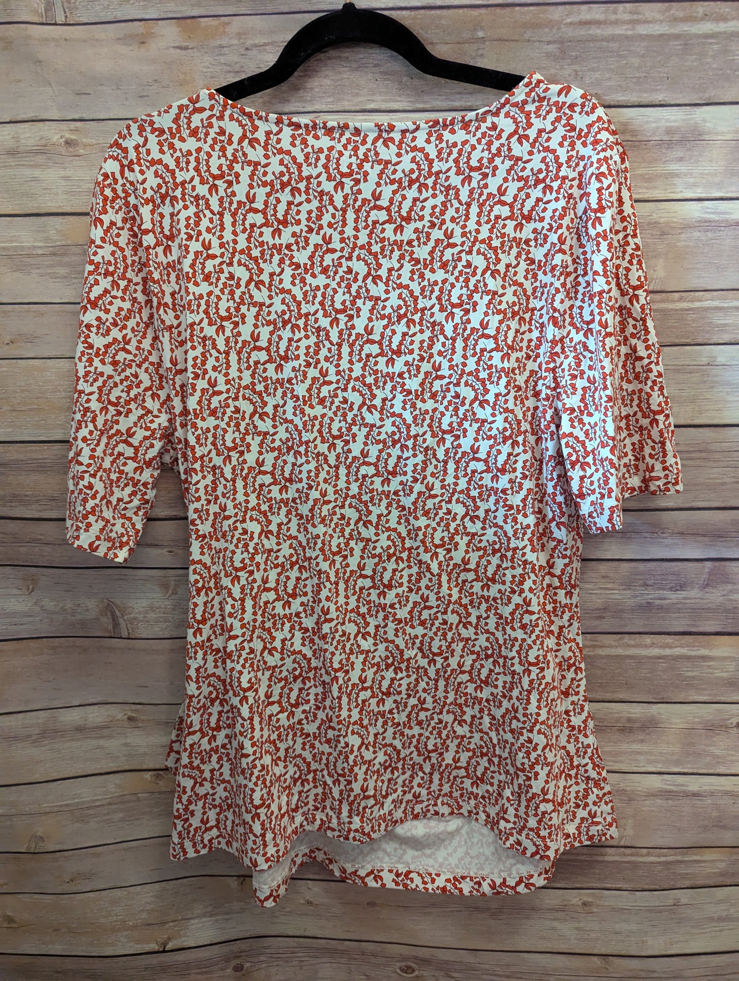 Lands' End Women's Lightweight Jersey Tie Front Top sz XL. #97