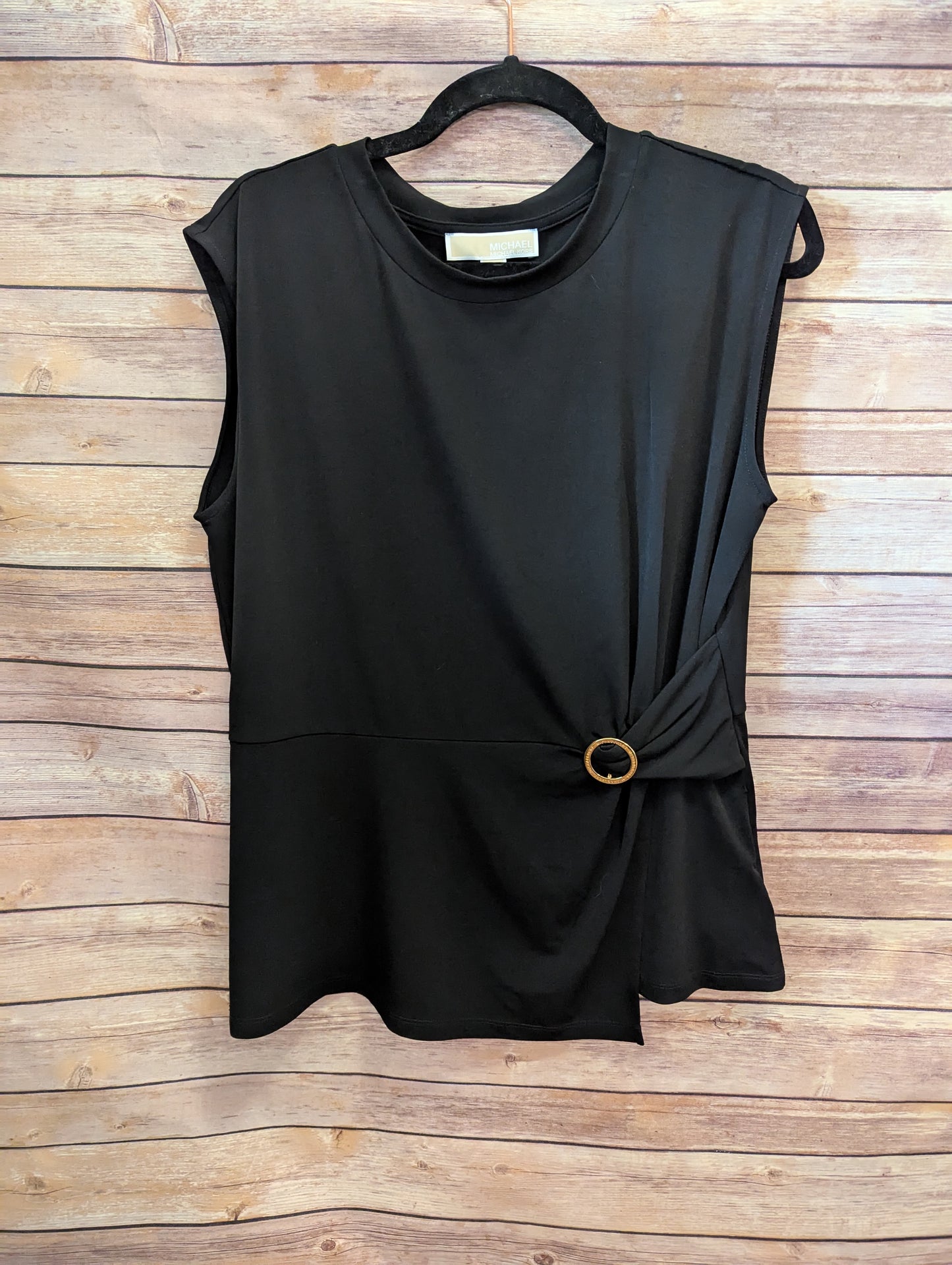 Black Sleeveless Top By Michael Kors Sz L #97