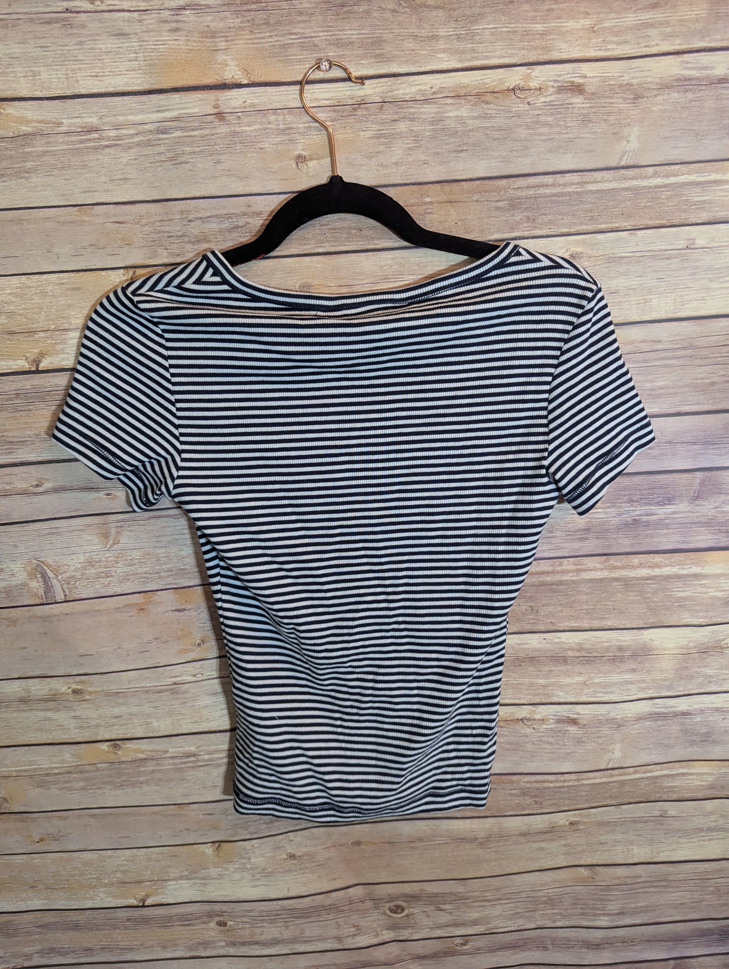 NWTs, Tommy Hilfiger Women's Blue and White Striped Top. Sz XS #97