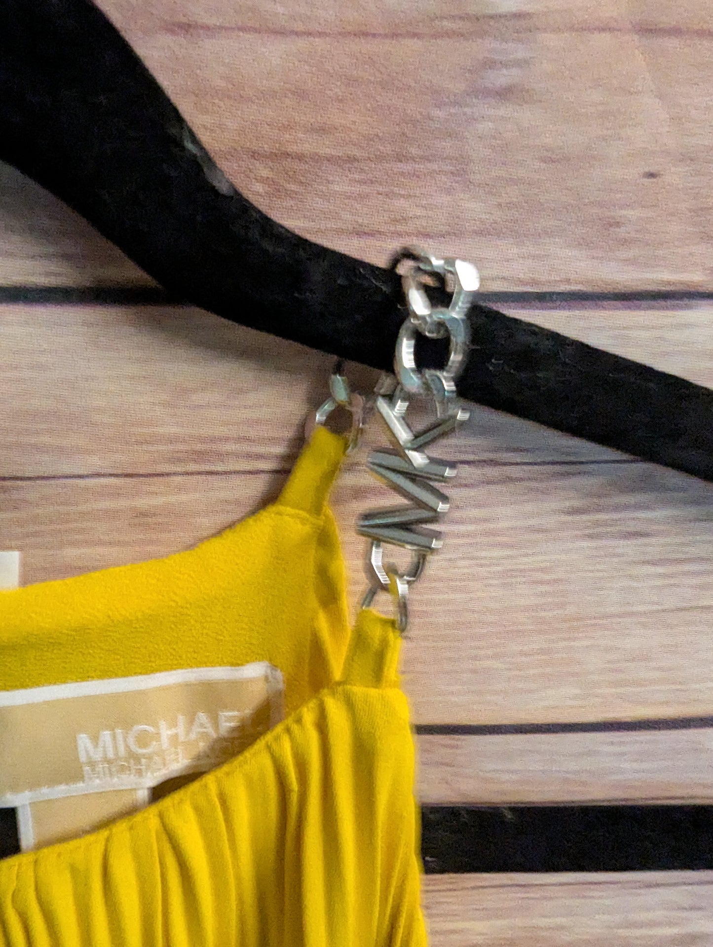 NWTs, Michael Kors Pleated Yellow Halter Dress – Sleeveless A-Line Sundress