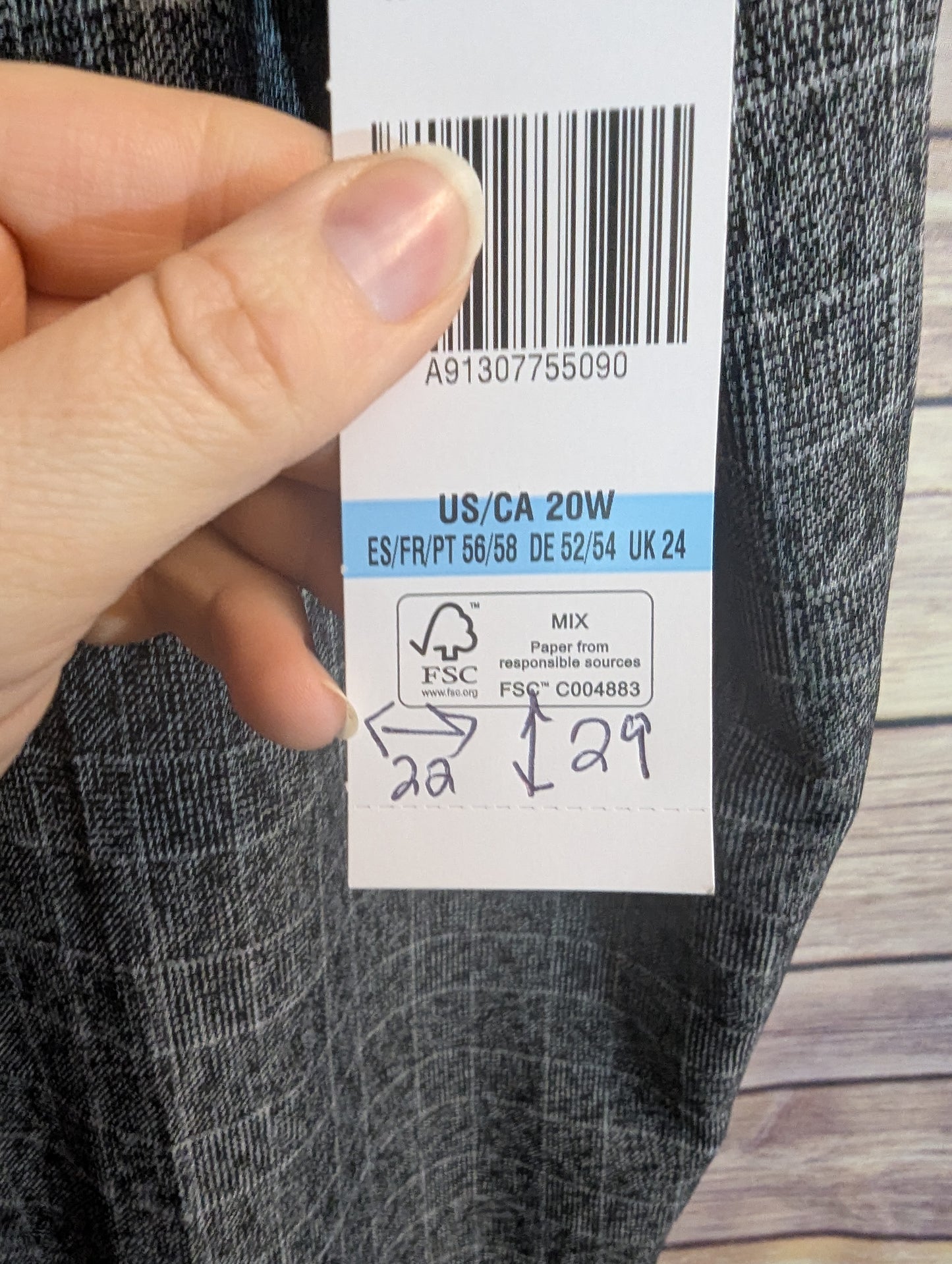 NWTs, 20W Gray Blazer and Pants Set. Le Suit Brand. #97
