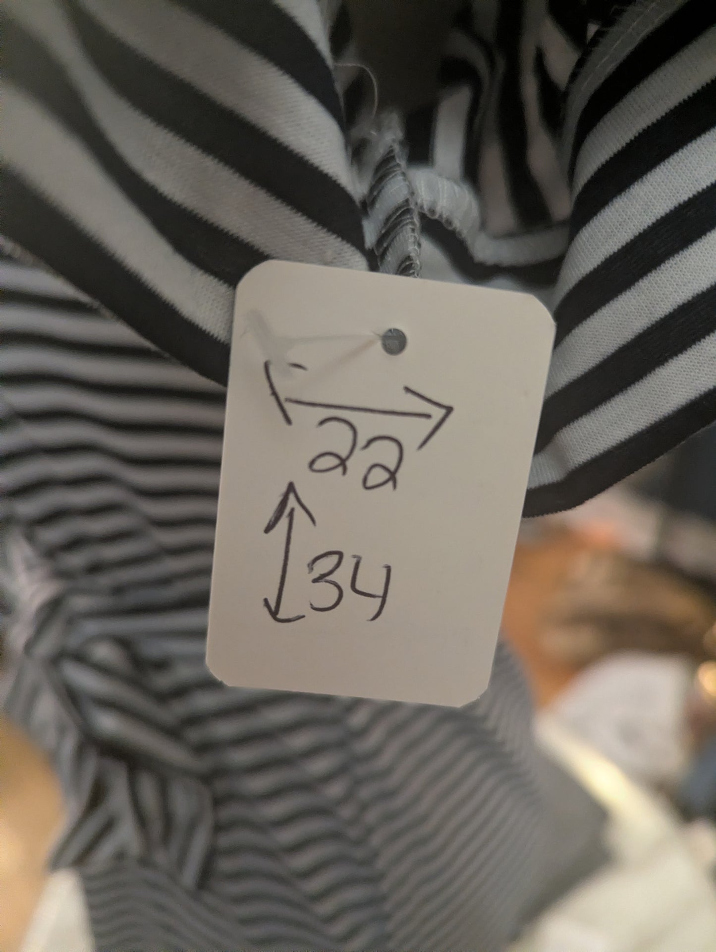 NWT Black & White Striped T-Shirt Dress Size L Tie Waist Short Sleeve Casual Chic. #A5