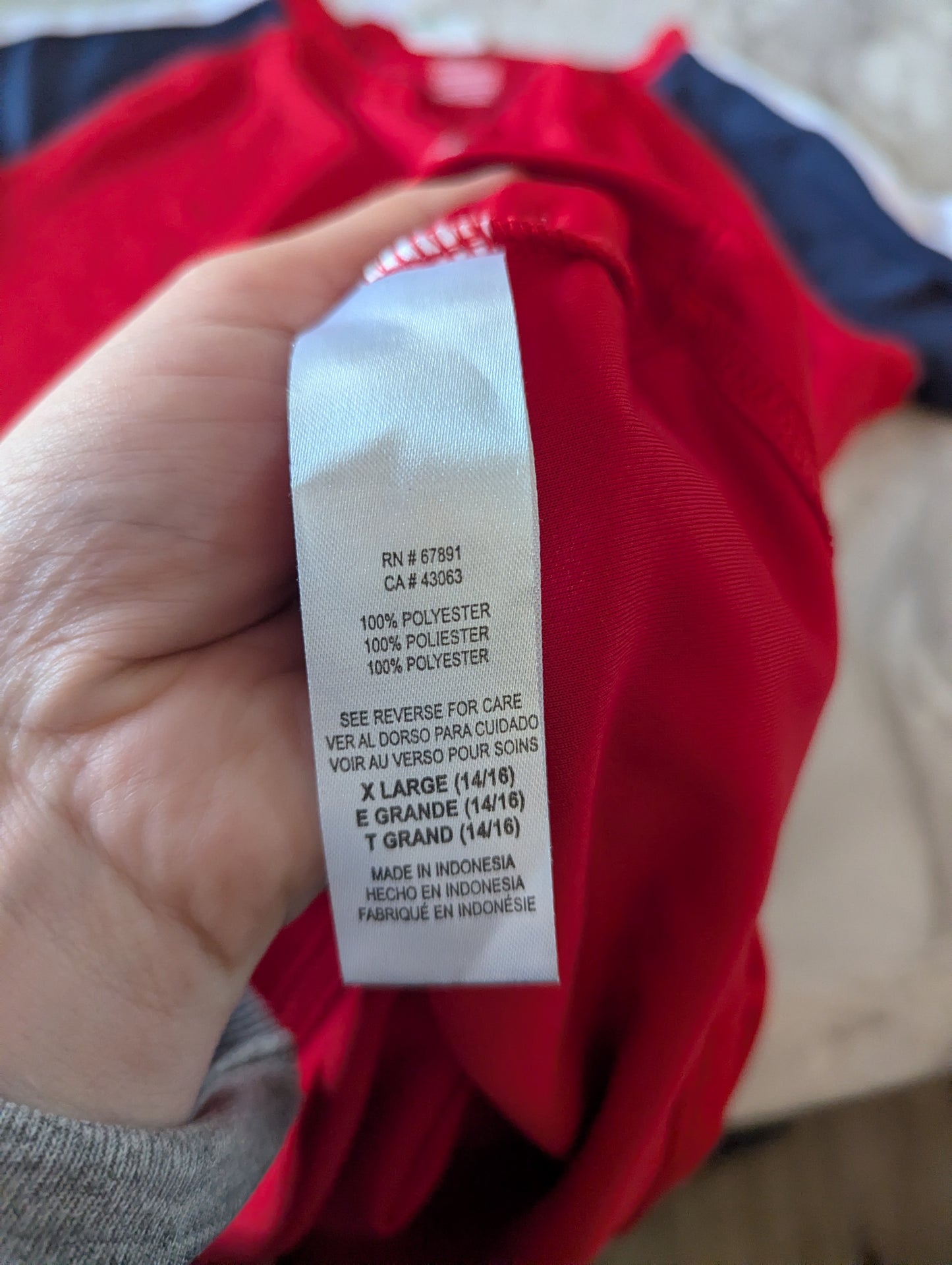 St. Louis Cardinals Red Team Athletics| Youth Size 14/16| MLB Graphic #B9