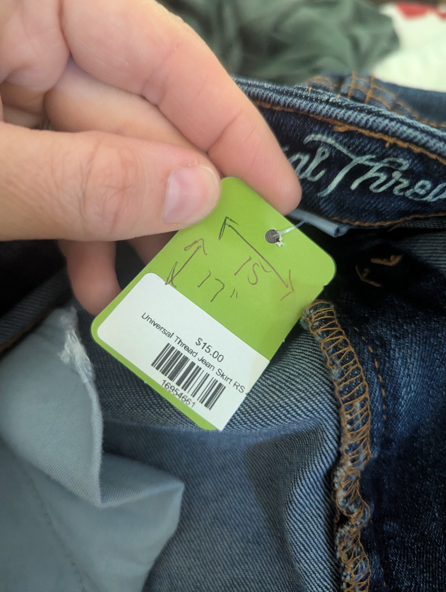 Universal Thread denim Jean mini Skirt. Size 8/29