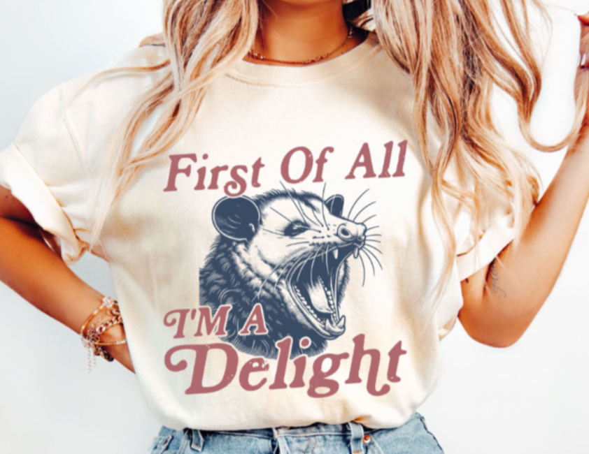 Delightful tee - Scarlett's Riverside Boutique