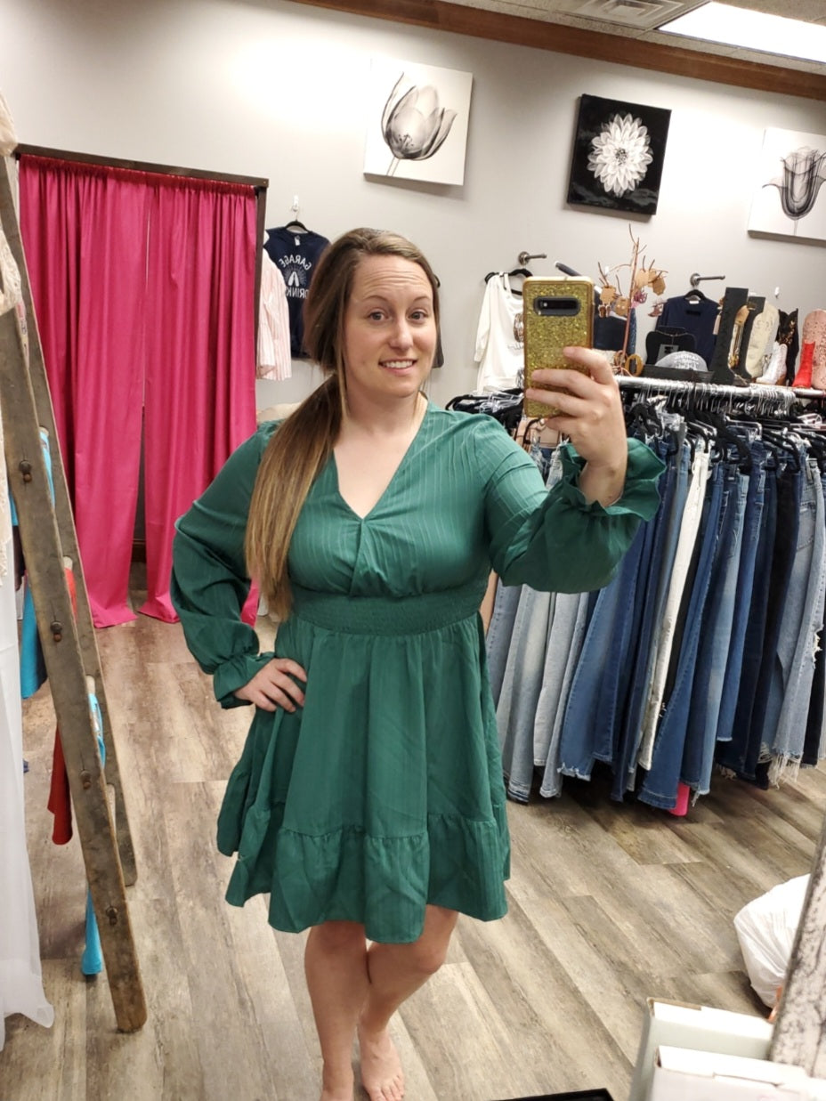 Green Val dress - Scarlett's Riverside Boutique