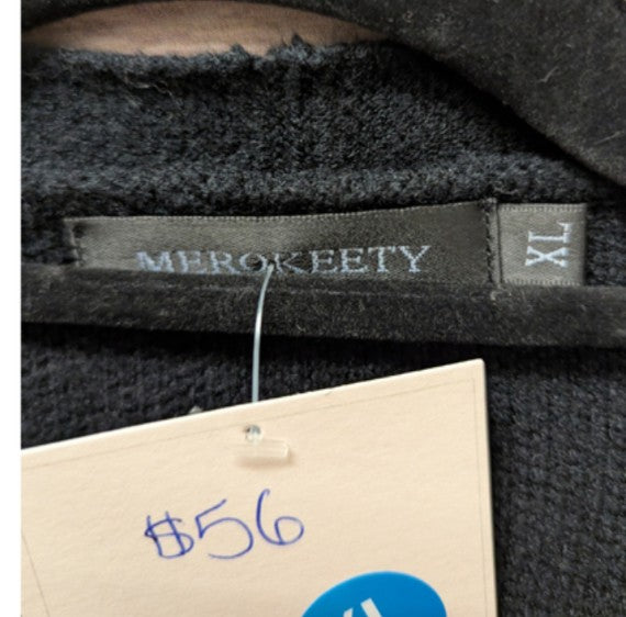 XL Black Cardigan Soft & Versatile #A2