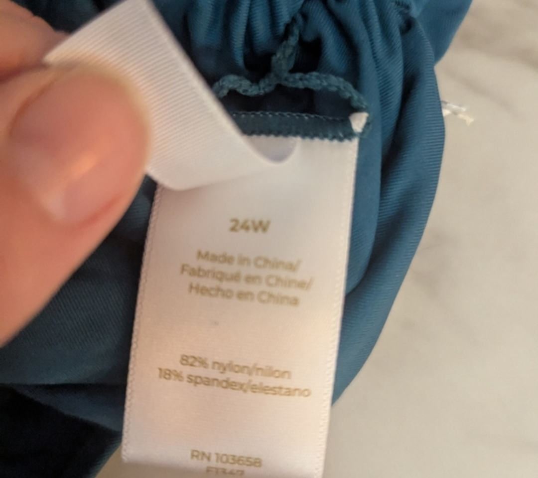 Anne Cole High-Waisted Plus Size Bikini Bottom 24W NWT #A28