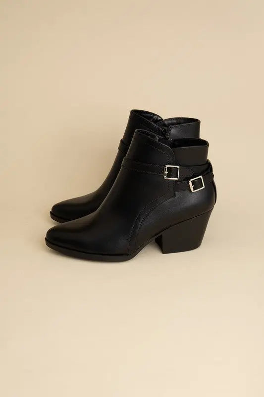 Nadine Ankle Buckle Boots - Scarlett's Riverside Boutique