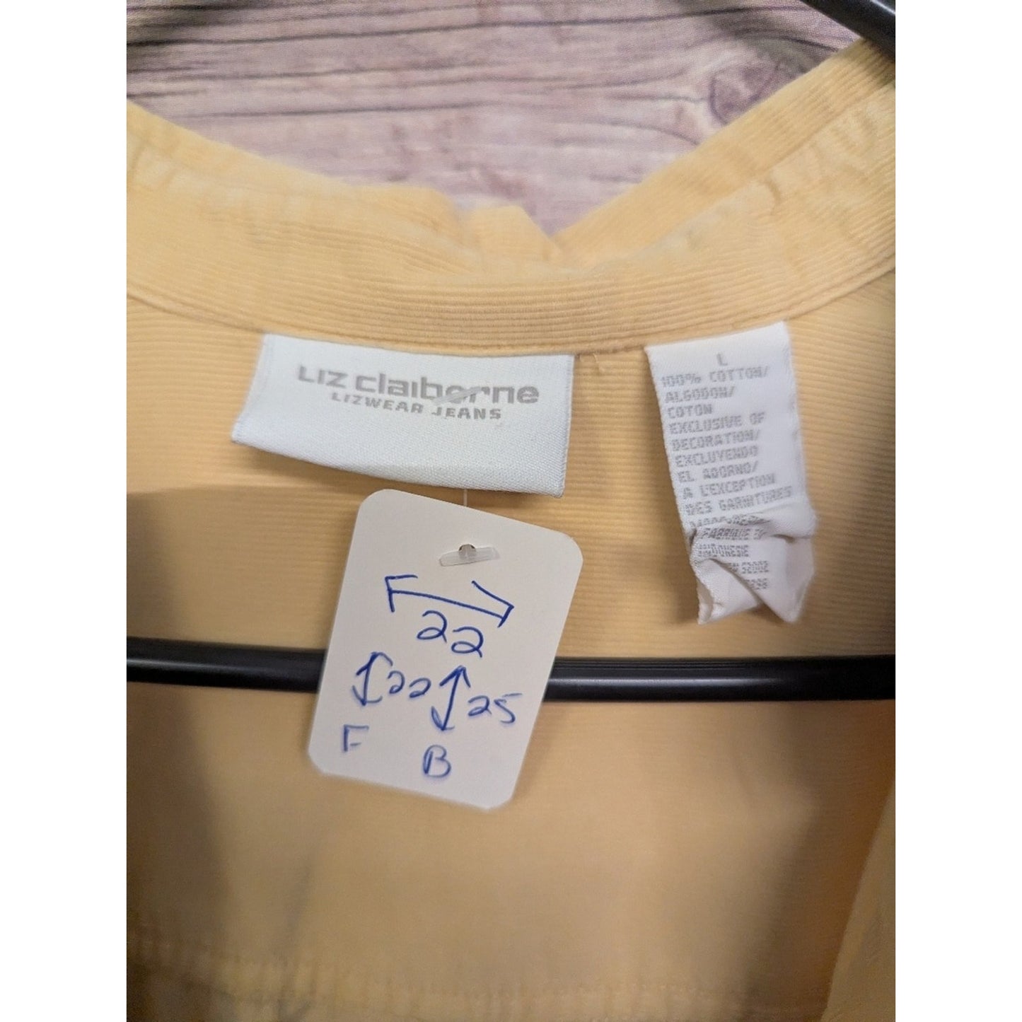 Liz Claiborne Embroidered Button Front Shirt, Vintage Yellow Western Utility Top