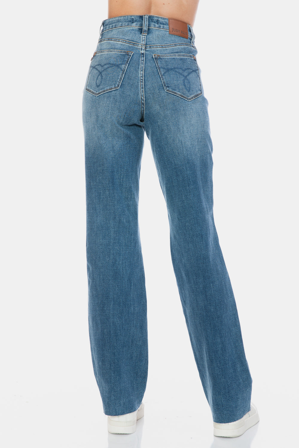 Judy Blue, Tummy Control Cut Raw Hem jeans. Inseam 33" and 33.5" - Scarlett's Riverside Boutique
