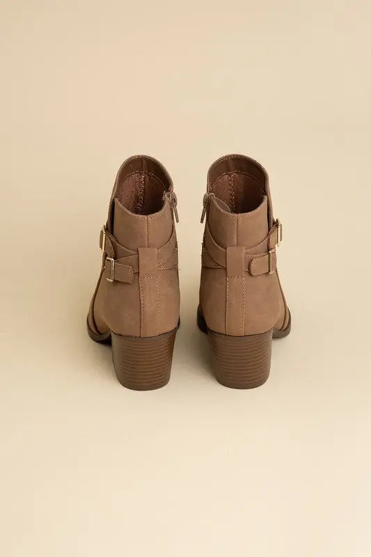 Nadine Ankle Buckle Boots - Scarlett's Riverside Boutique