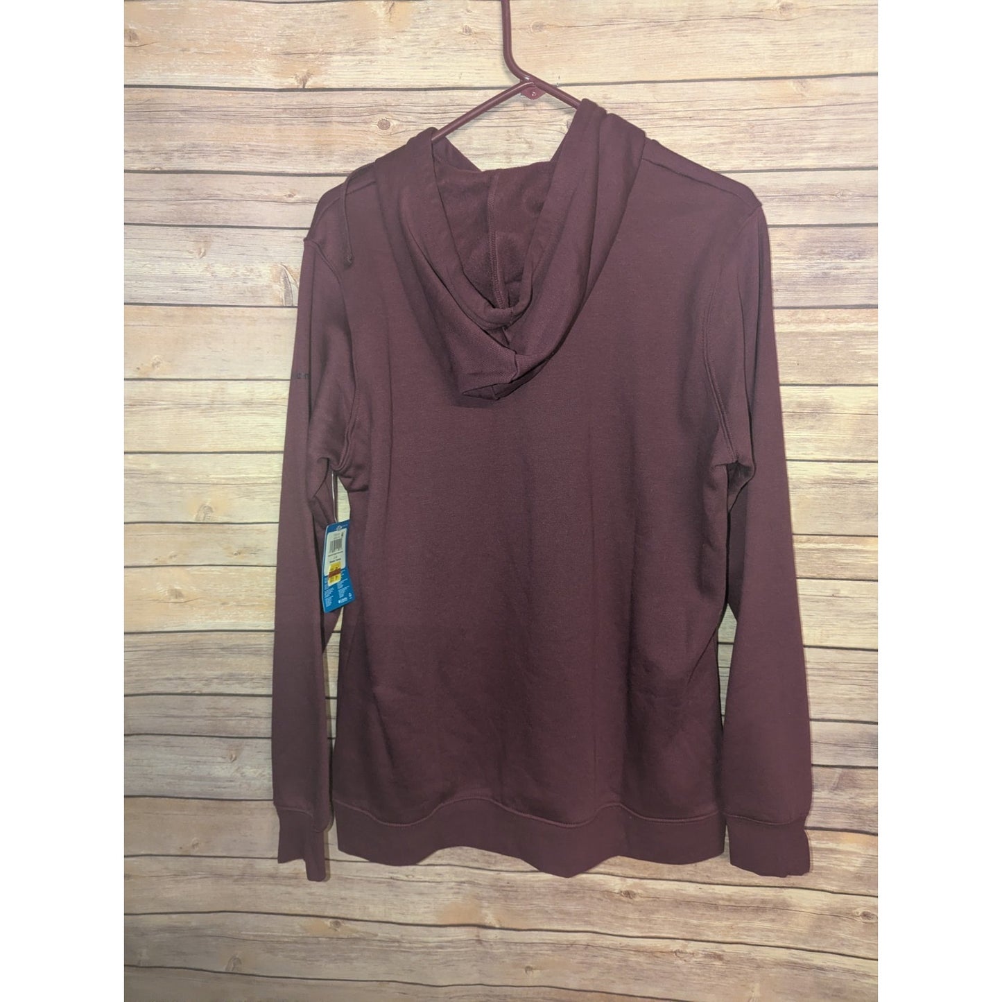Columbia Trek Graphic Treatment Hoodie Women’s Large Burgundy Pullover Sweatshir