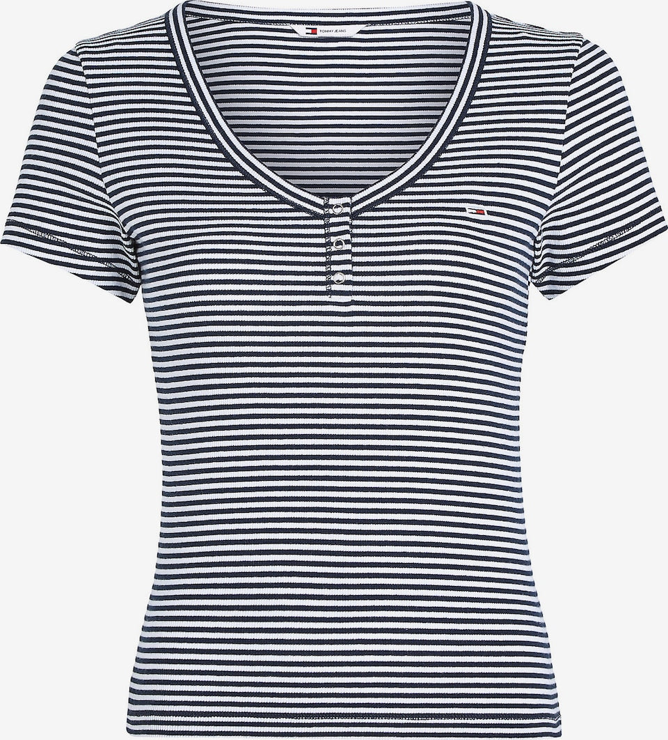NWTs, Tommy Hilfiger Women's Blue and White Striped Top. Sz XS #97