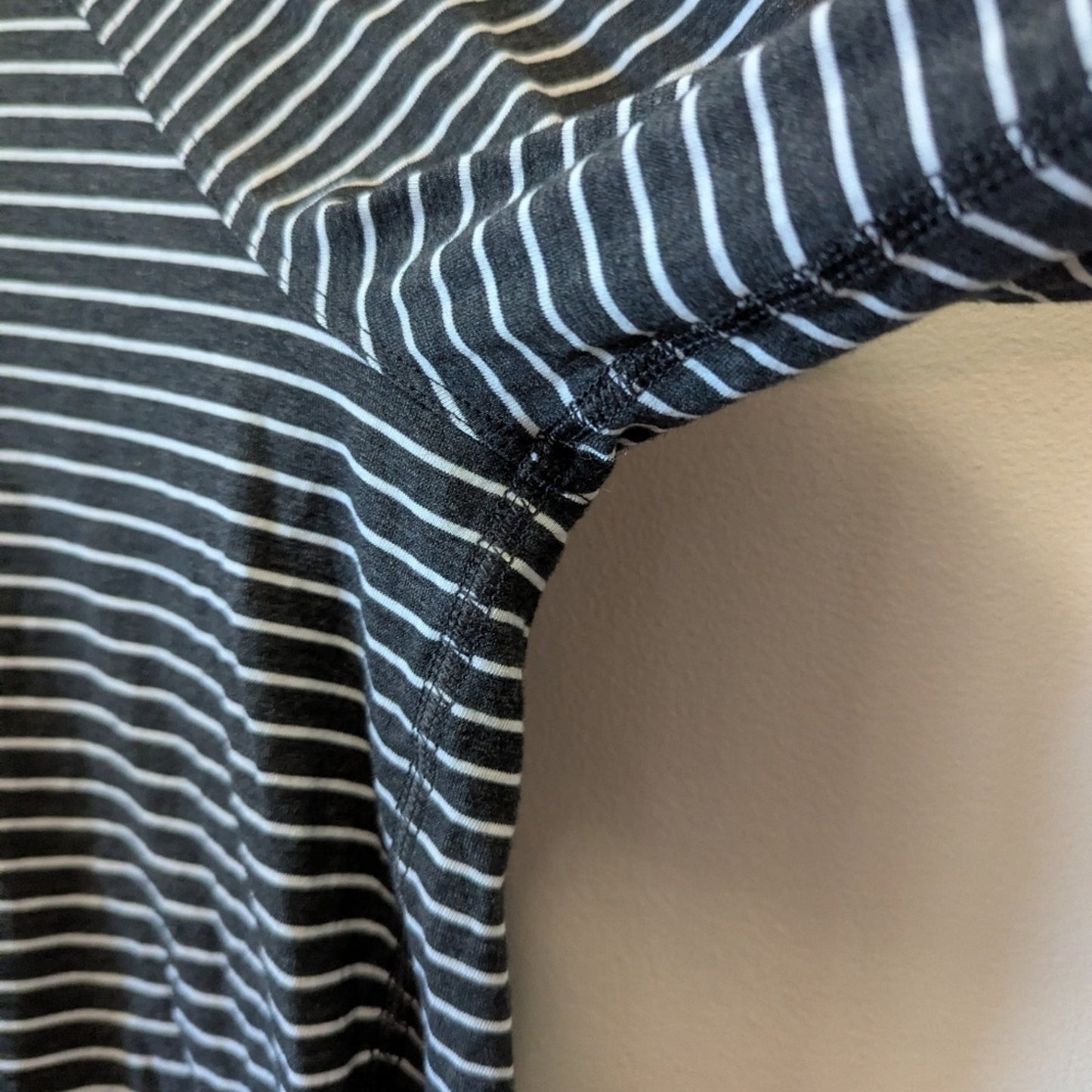 Lululemon, Basic Striped Black and White Women's Top. Sz S