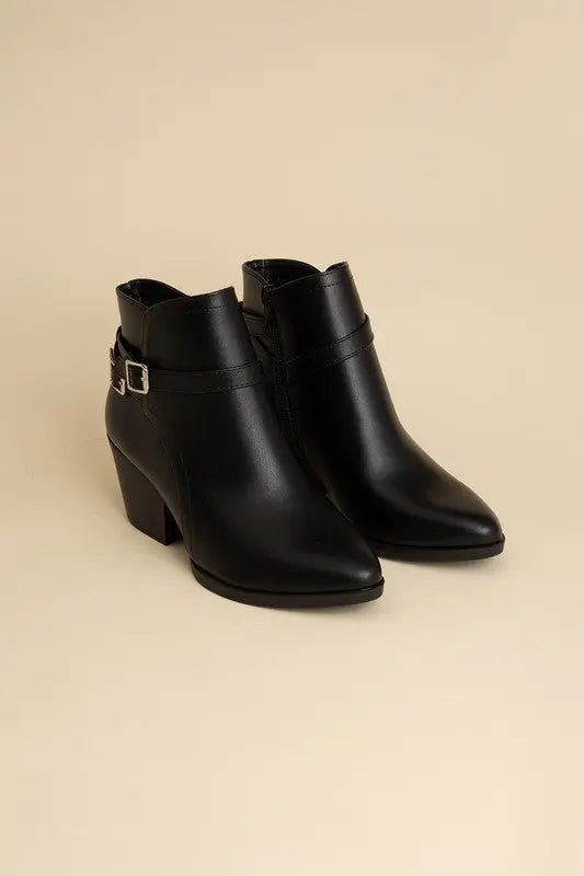 Nadine Ankle Buckle Boots - Scarlett's Riverside Boutique