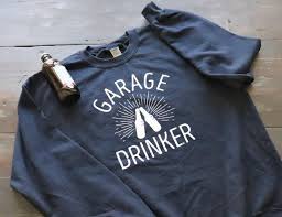 Garage drinker sweatshirt - Scarlett's Riverside Boutique