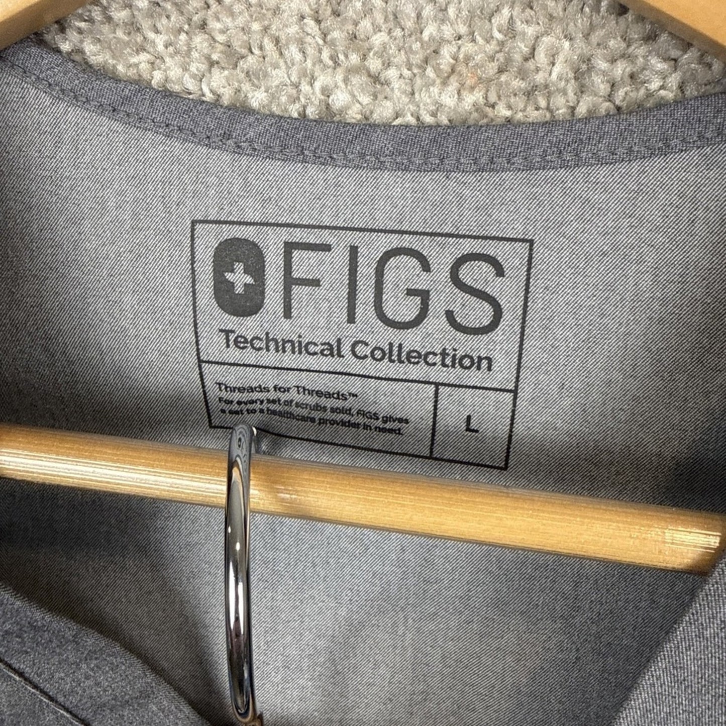 Figs Women’s Scrub Tops - Gray, Blue, Black - V-Neck