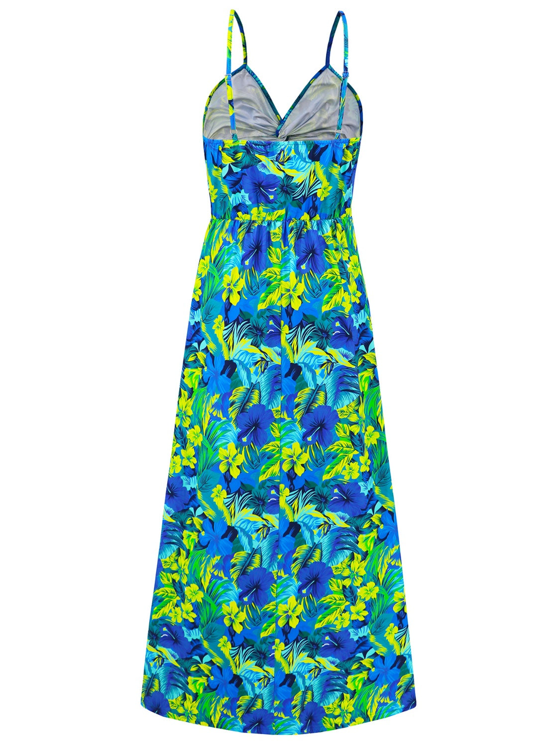 Twisted Printed V-Neck Cami Dress - Scarlett's Riverside Boutique