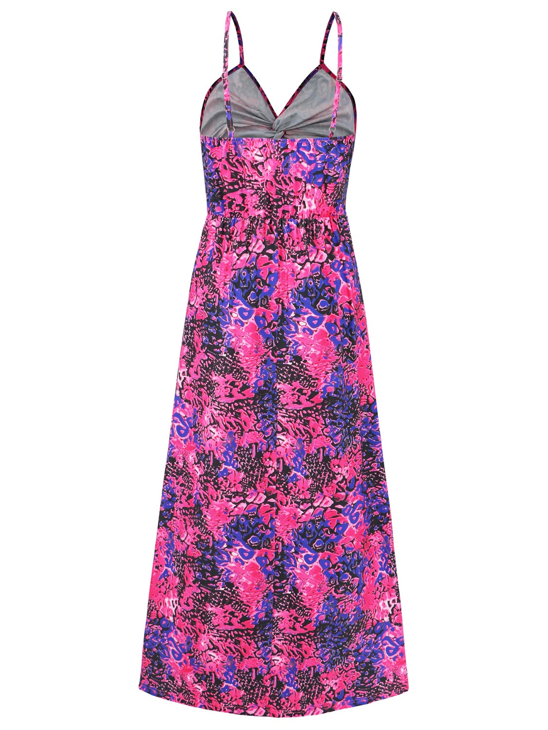Twisted Printed V-Neck Cami Dress - Scarlett's Riverside Boutique