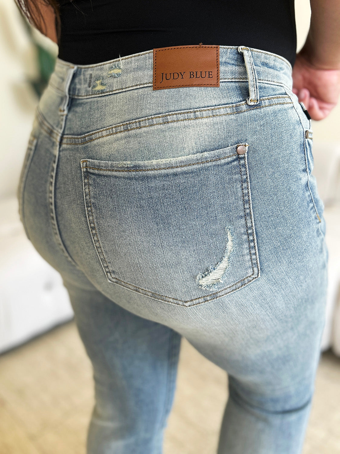 Judy Blue Full Size Mid Rise Flare Jeans, 32" and 32.5" inseam - Scarlett's Riverside Boutique