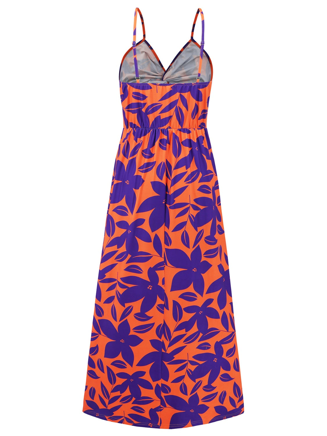 Twisted Printed V-Neck Cami Dress - Scarlett's Riverside Boutique
