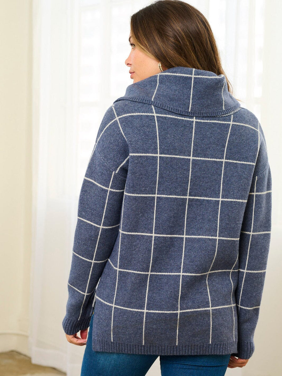 Striped turtle neck sweater - Scarlett's Riverside Boutique