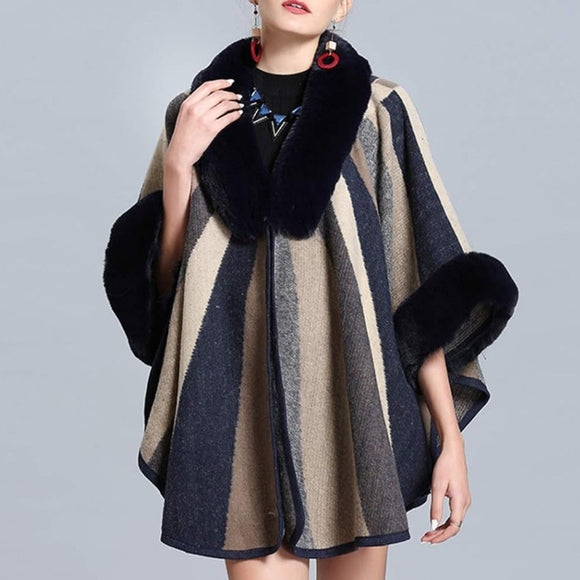 Northern Angel faux fur kimono. RS 57. L/XL - Scarlett's Riverside Boutique