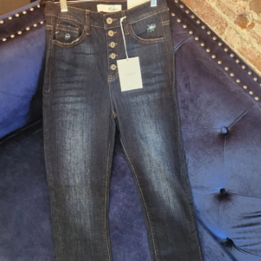 KanCan High-Rise Super-Skinny Button-Fly - Scarlett's Riverside Boutique