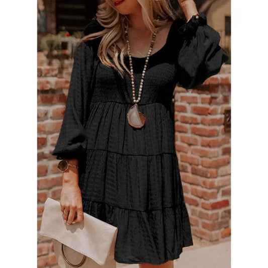 Black Long Sleeve Dress - Scarlett's Riverside Boutique