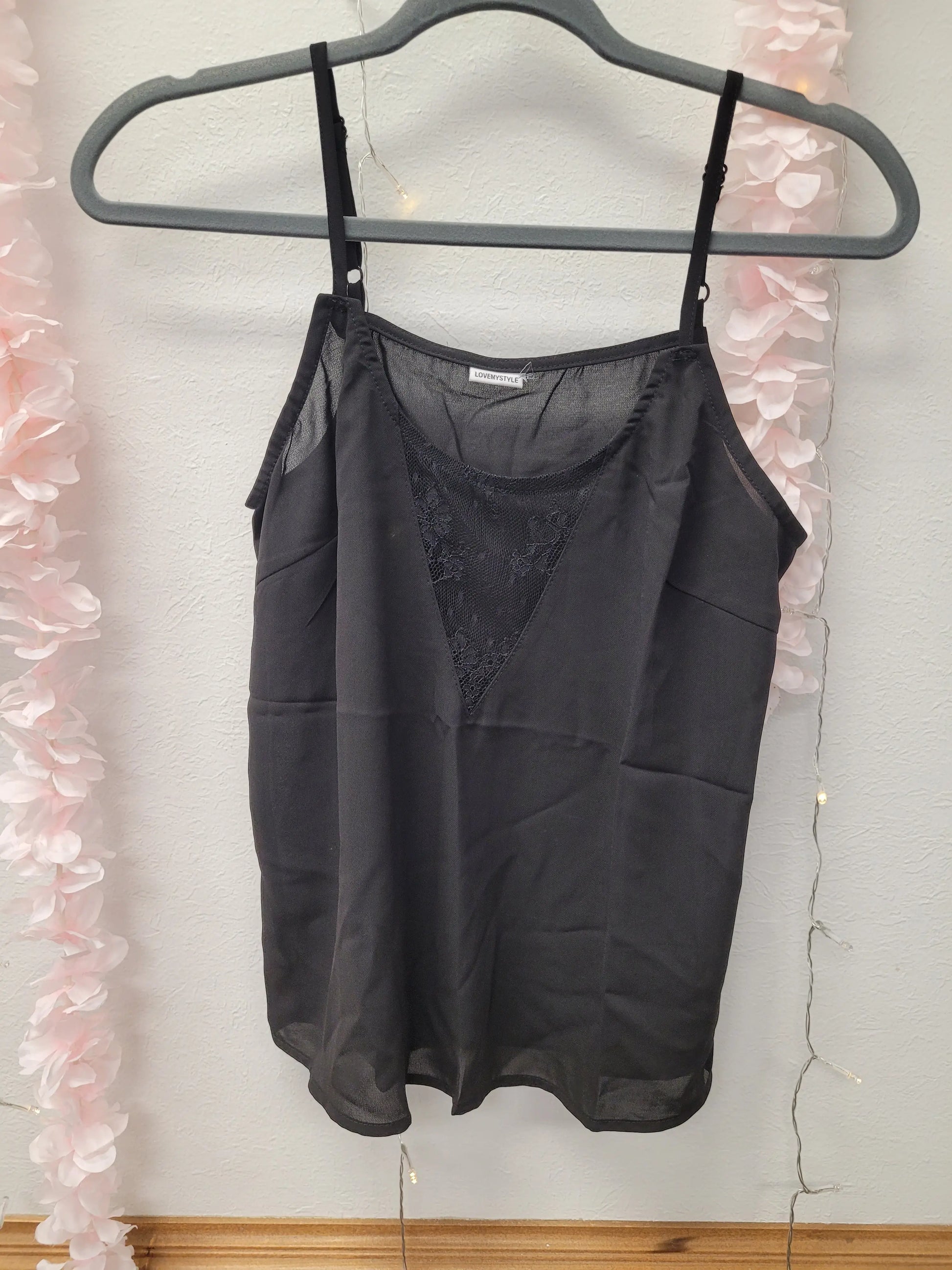 Black Flirty Cami - Scarlett's Riverside Boutique