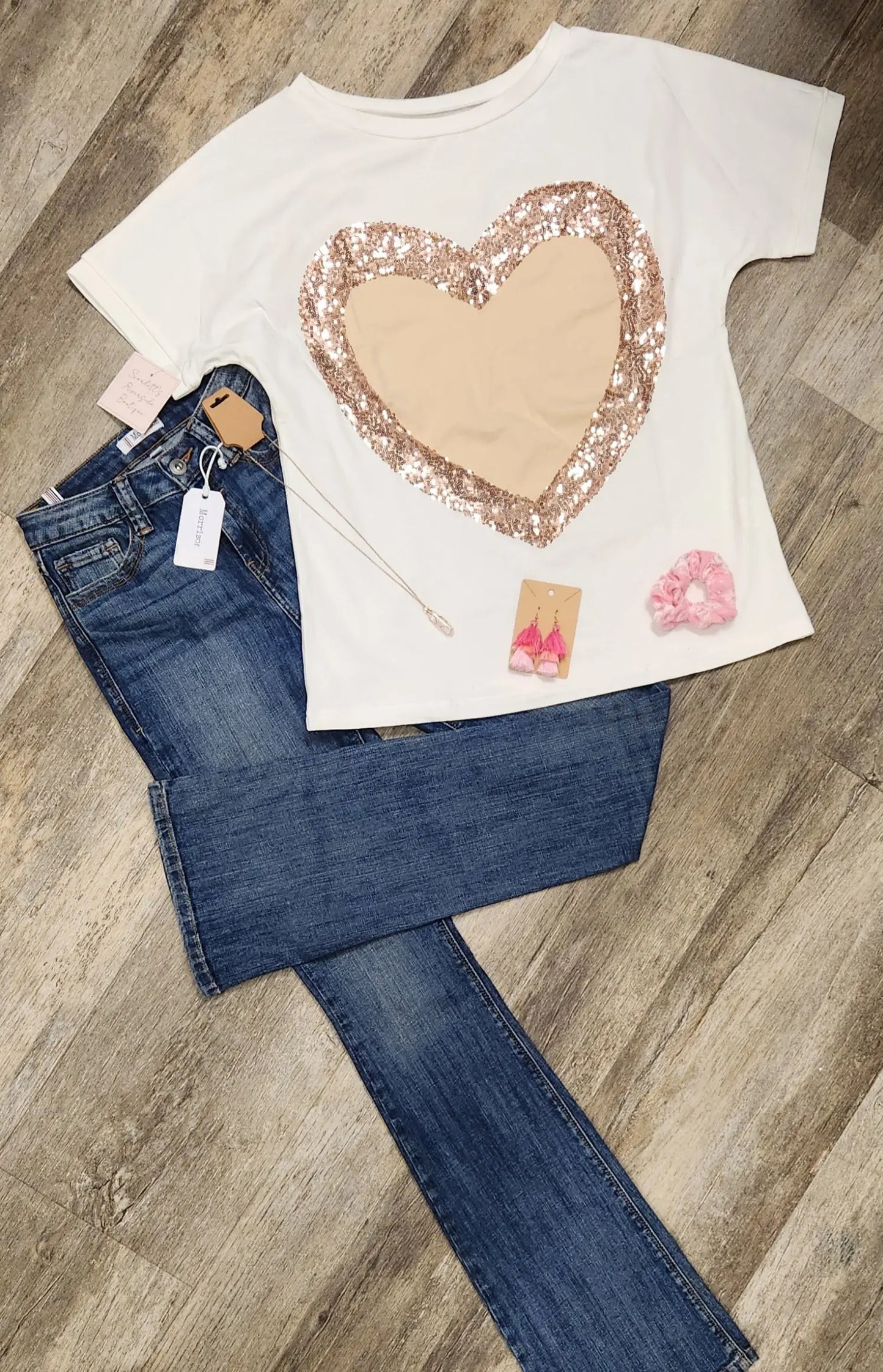 Heart T Shirt - Scarlett's Riverside Boutique