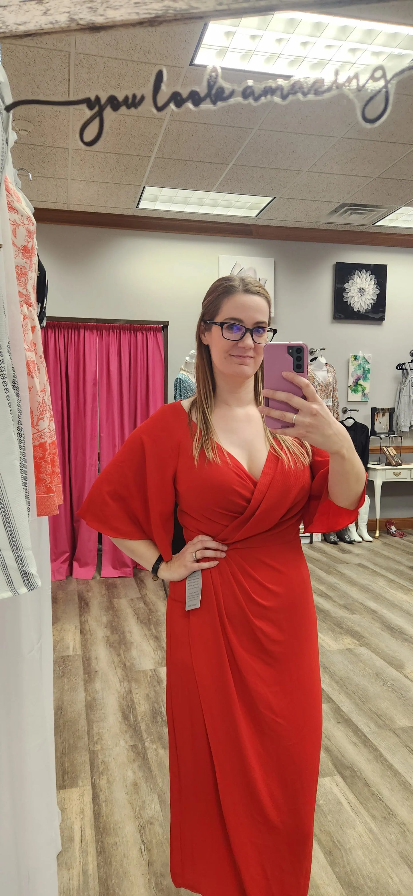 NWT Maggy London Red Dress RS 29 - Scarlett's Riverside Boutique