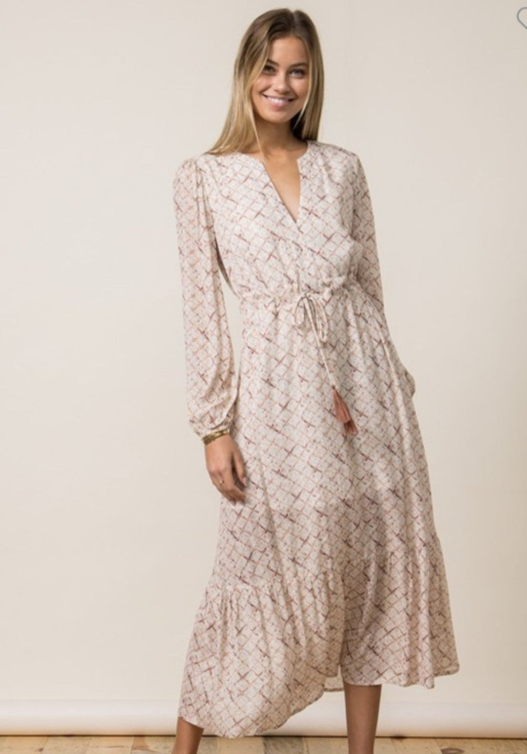 Boho Midi Dress - Small