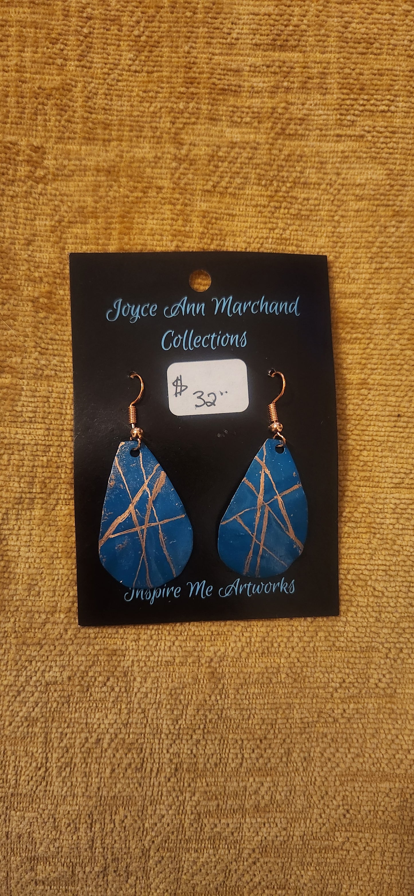 IMA #17 Deep Turquoise Earrings - Scarlett's Riverside Boutique