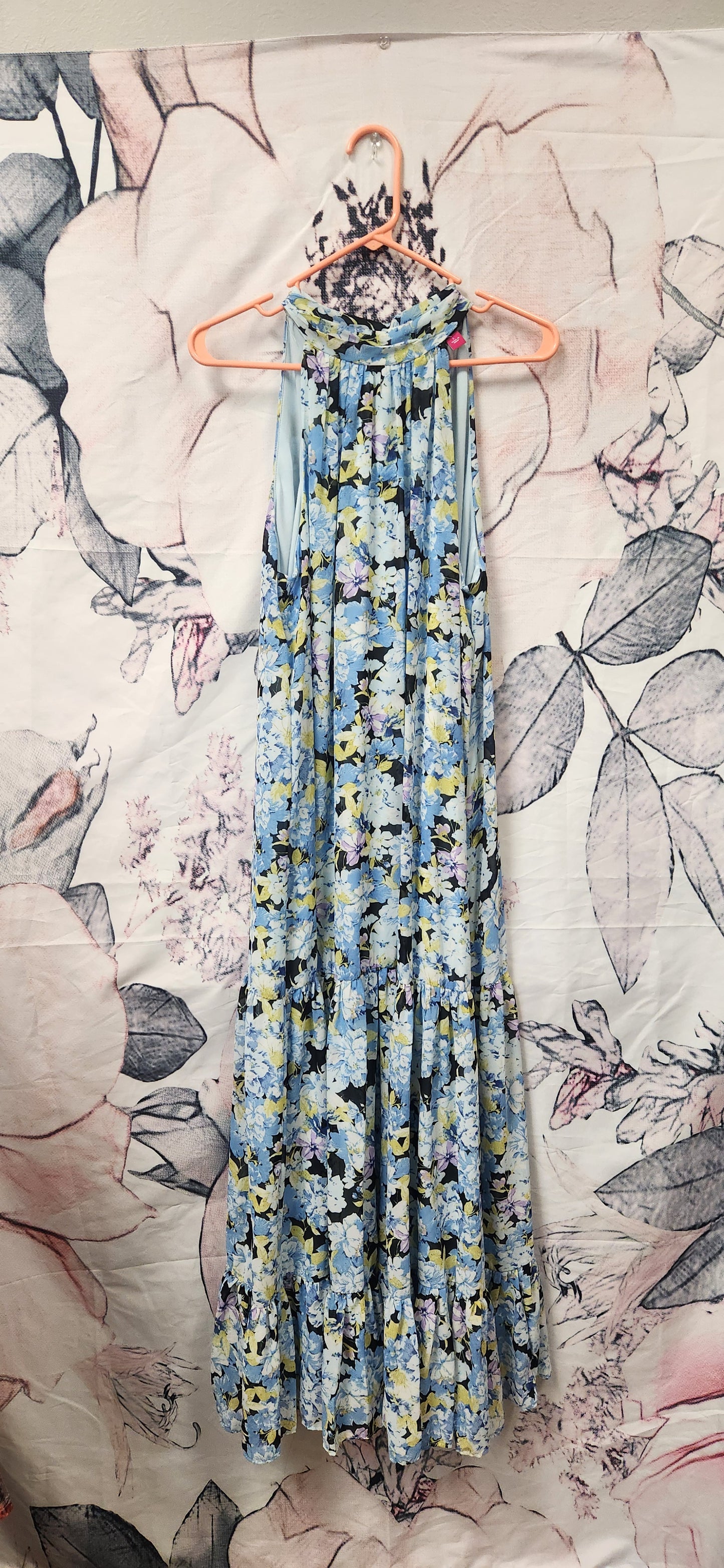 Vince Camuto Floral Halter Dress RS 29 - Scarlett's Riverside Boutique