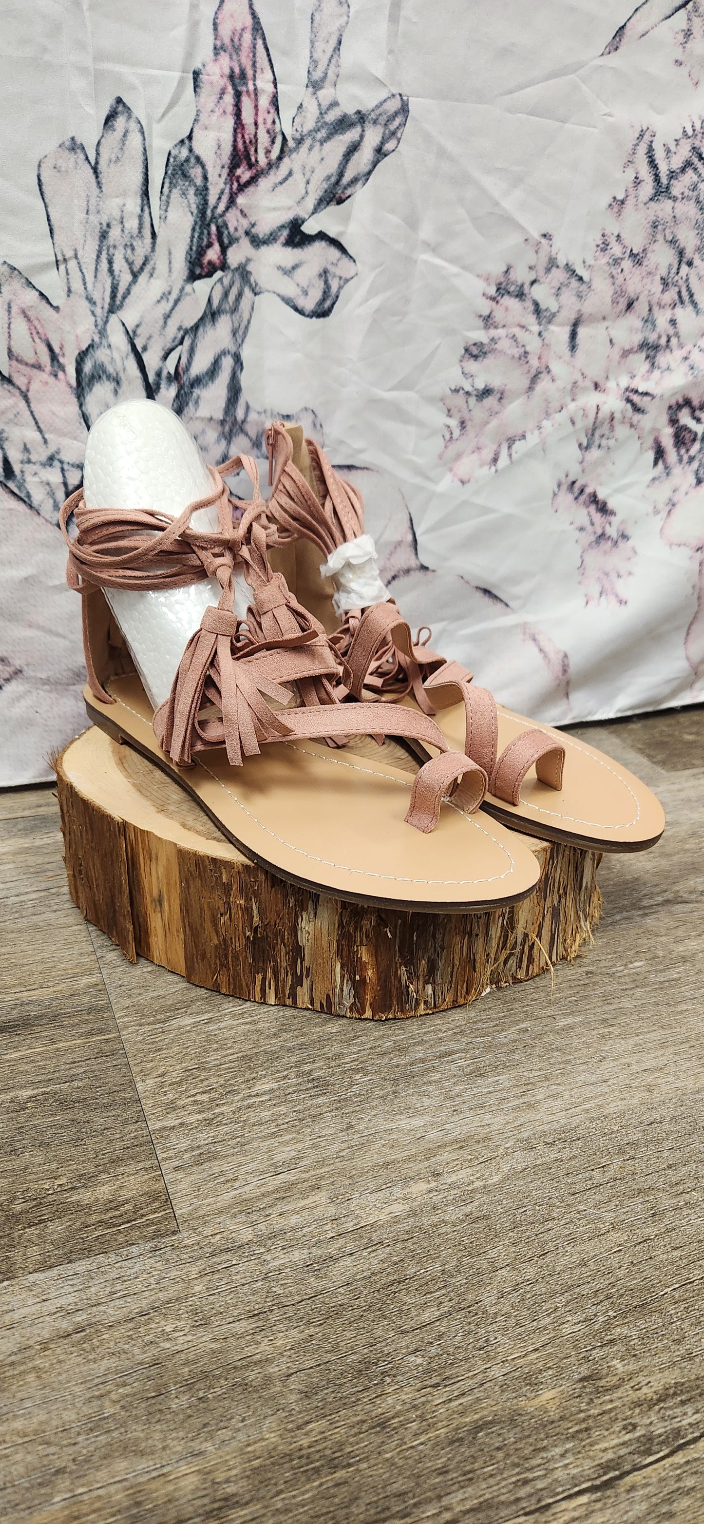 Mauve suede sandals - Scarlett's Riverside Boutique