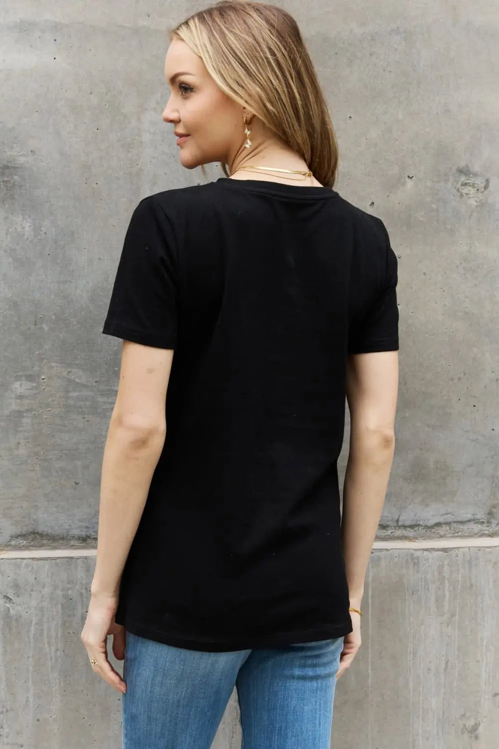 Simply Love Full Size FOOTBALL MOM Graphic Cotton Tee - Scarlett's Riverside Boutique