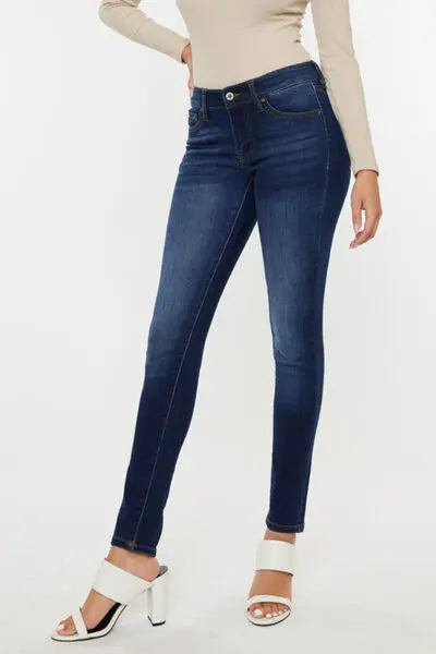 Kancan Mid Rise Gradient Skinny Jeans - Scarlett's Riverside Boutique