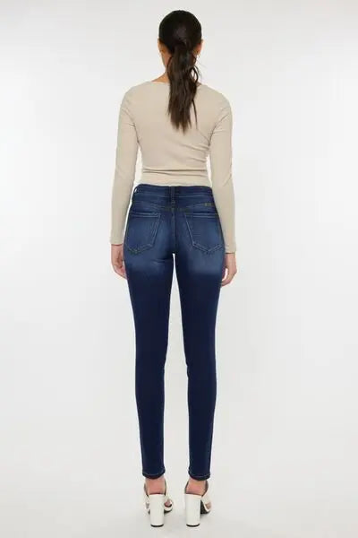 Kancan Mid Rise Gradient Skinny Jeans - Scarlett's Riverside Boutique