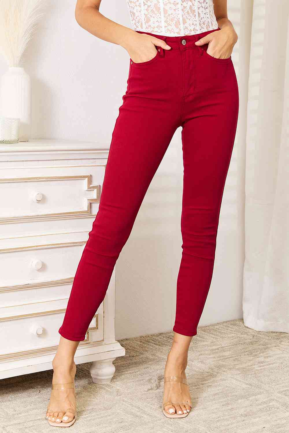 Judy Blue Full Size High Waist Tummy Control Skinny Jeans - Scarlett's Riverside Boutique