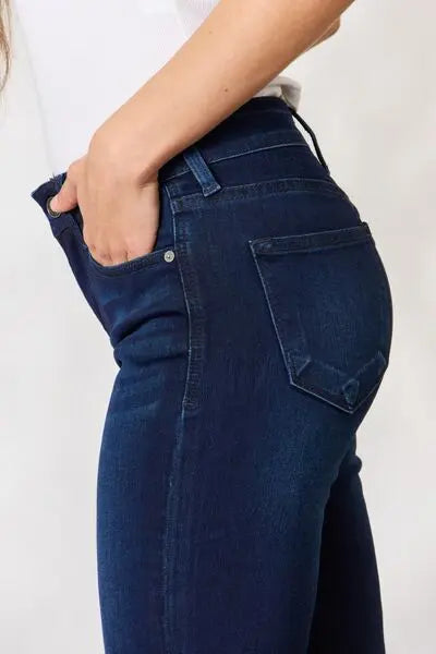 Kancan Full Size Mid Rise Flare Jeans - Scarlett's Riverside Boutique