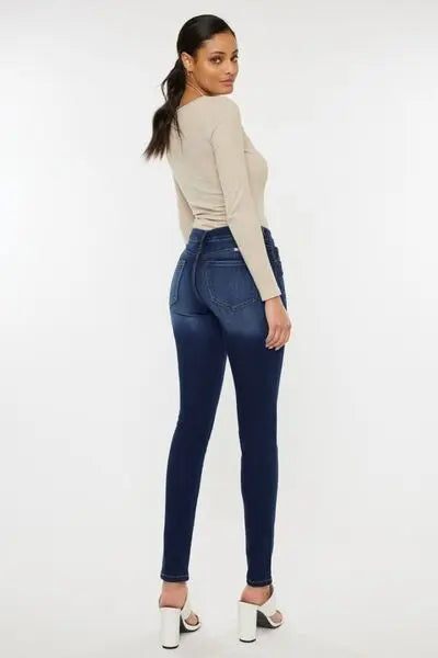 Kancan Mid Rise Gradient Skinny Jeans - Scarlett's Riverside Boutique