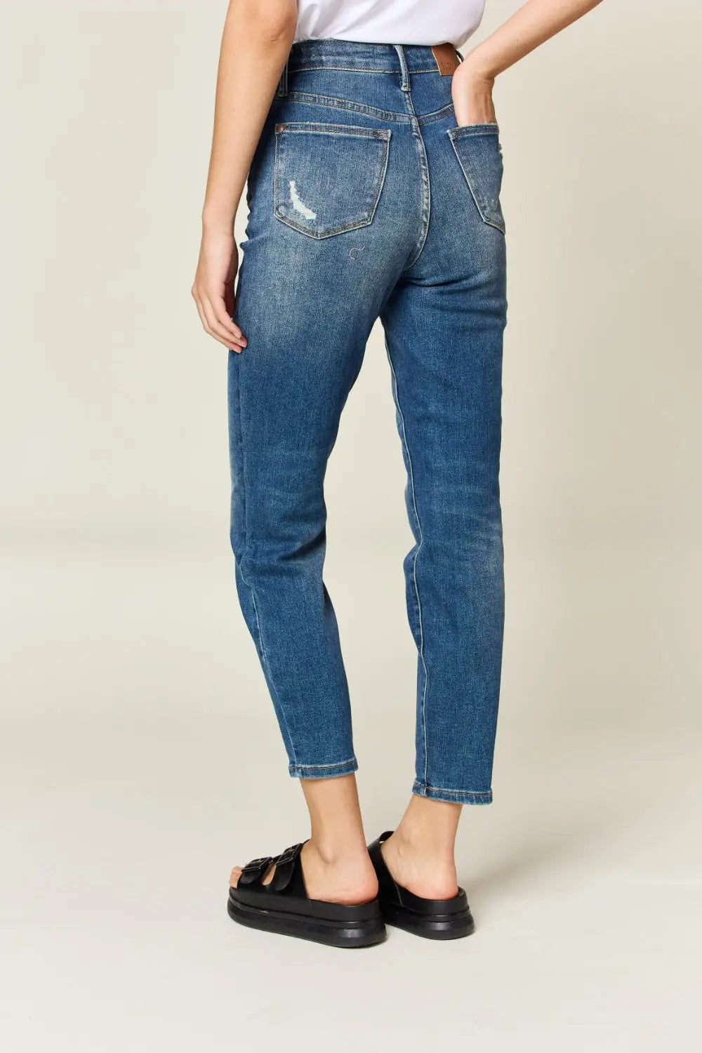 Judy Blue Full Size Tummy Control High Waist Slim Jeans - Scarlett's Riverside Boutique