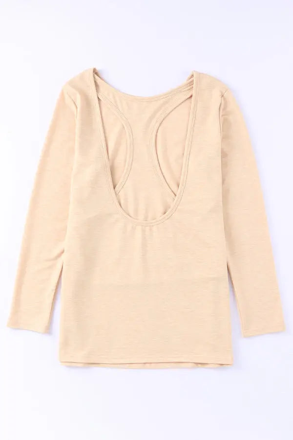 Apricot Racerback Tee - Scarlett's Riverside Boutique